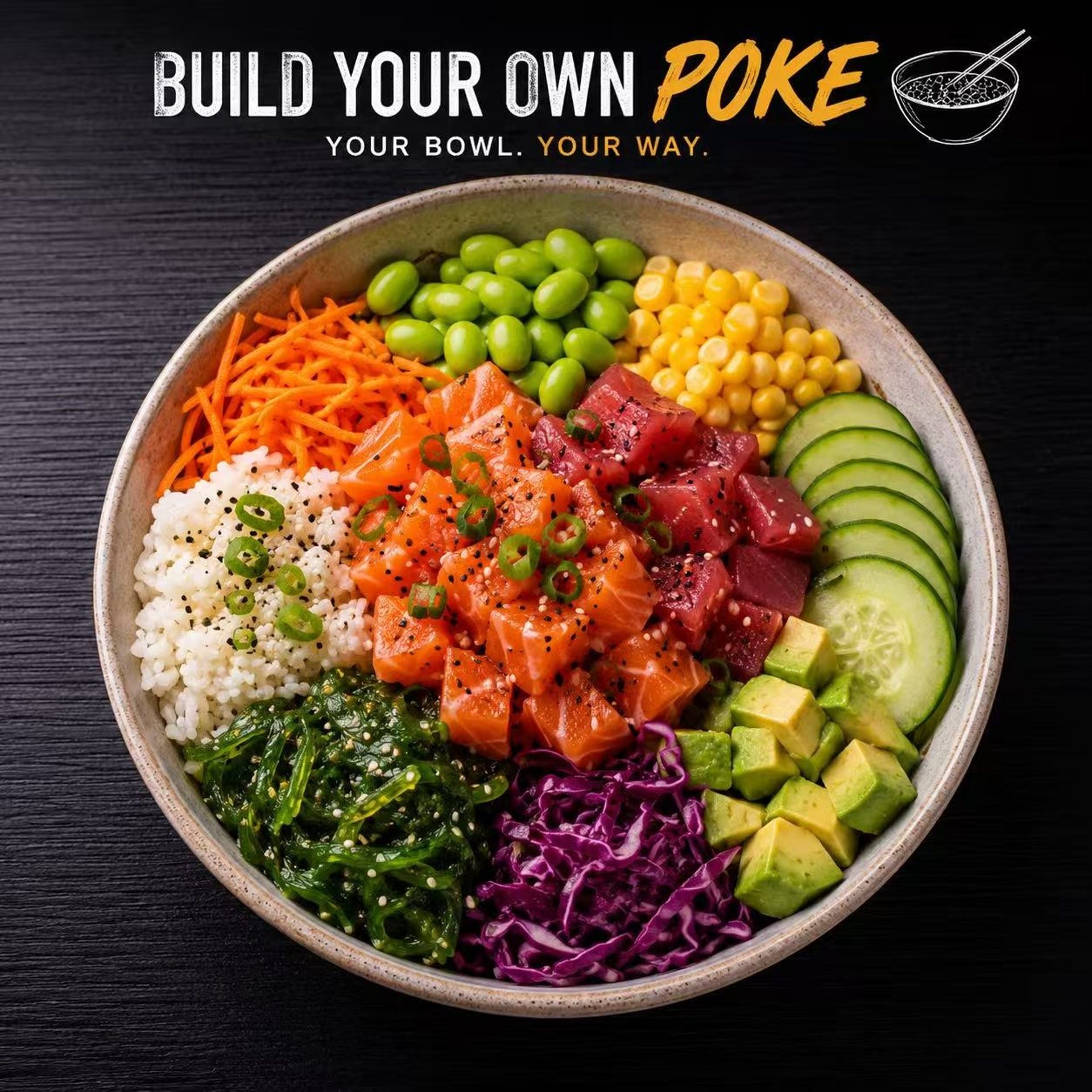 Freshly Prepared Poke Every Day