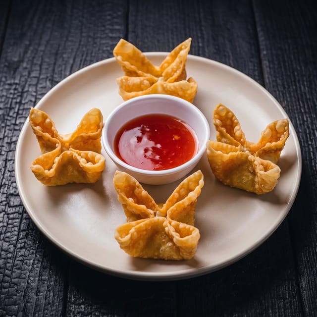 Crab Cheese Wonton.