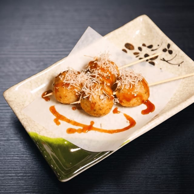 Takoyaki.